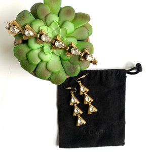 *SALE* J Crew Crystal Bracelet & Earring SET